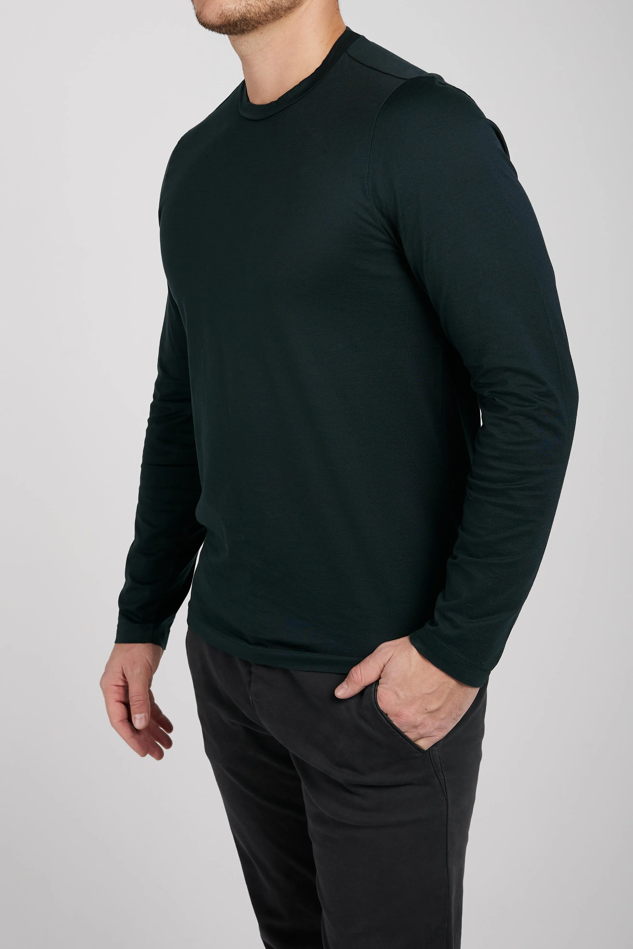 Long Sleeve T-Shirt in Teal