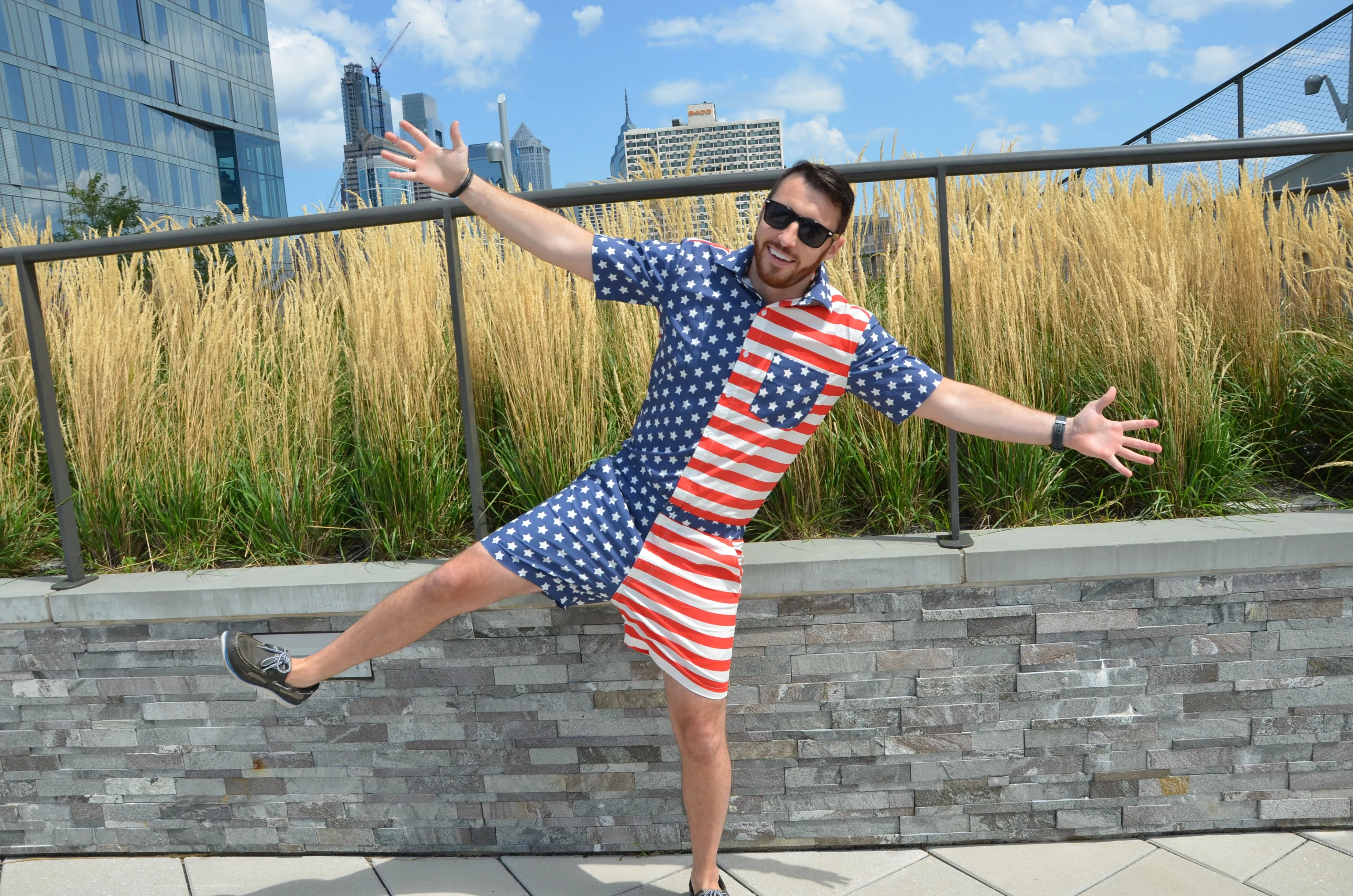 Male Romper - America!