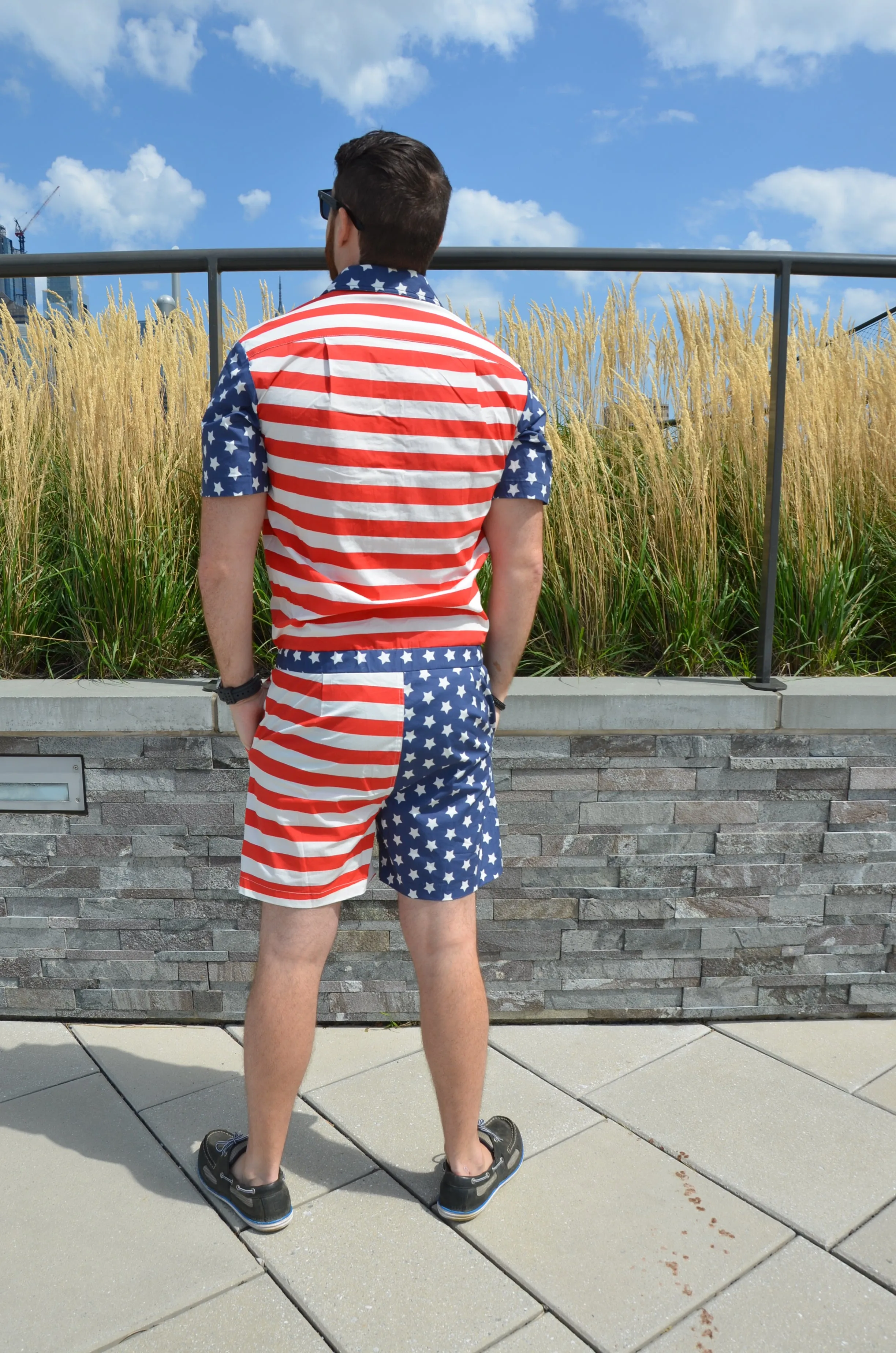 Male Romper - America!