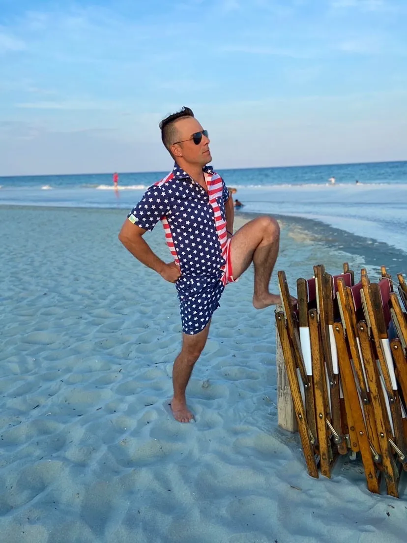 Male Romper - America!
