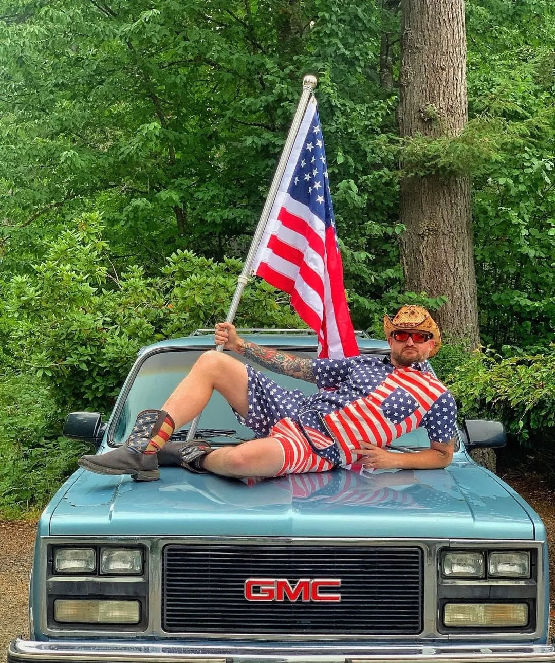 Male Romper - America!
