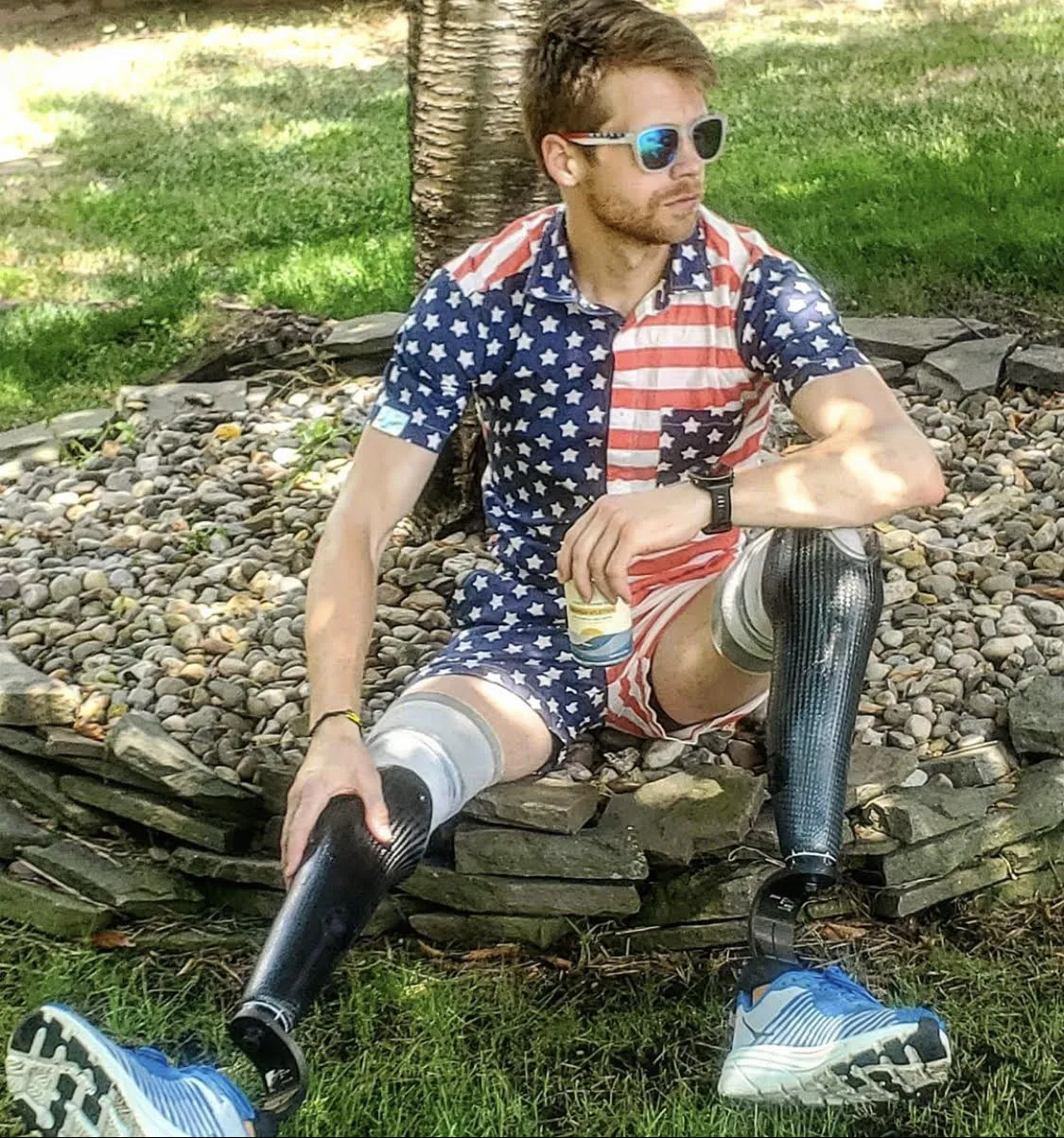 Male Romper - America!