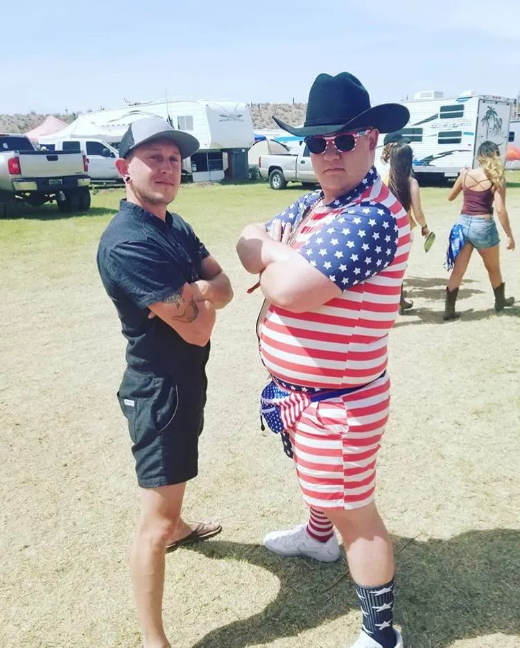 Male Romper - America!