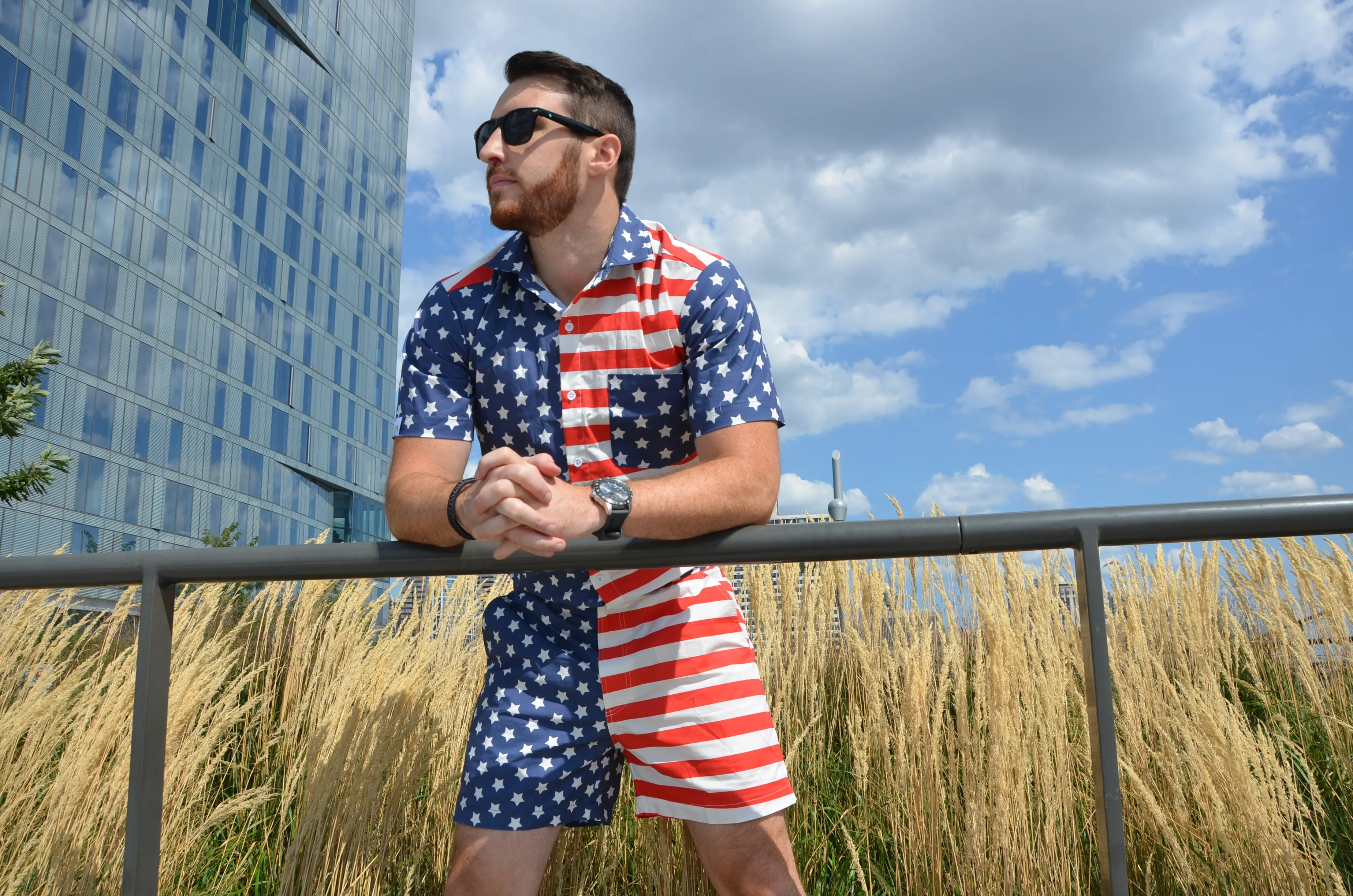 Male Romper - America!