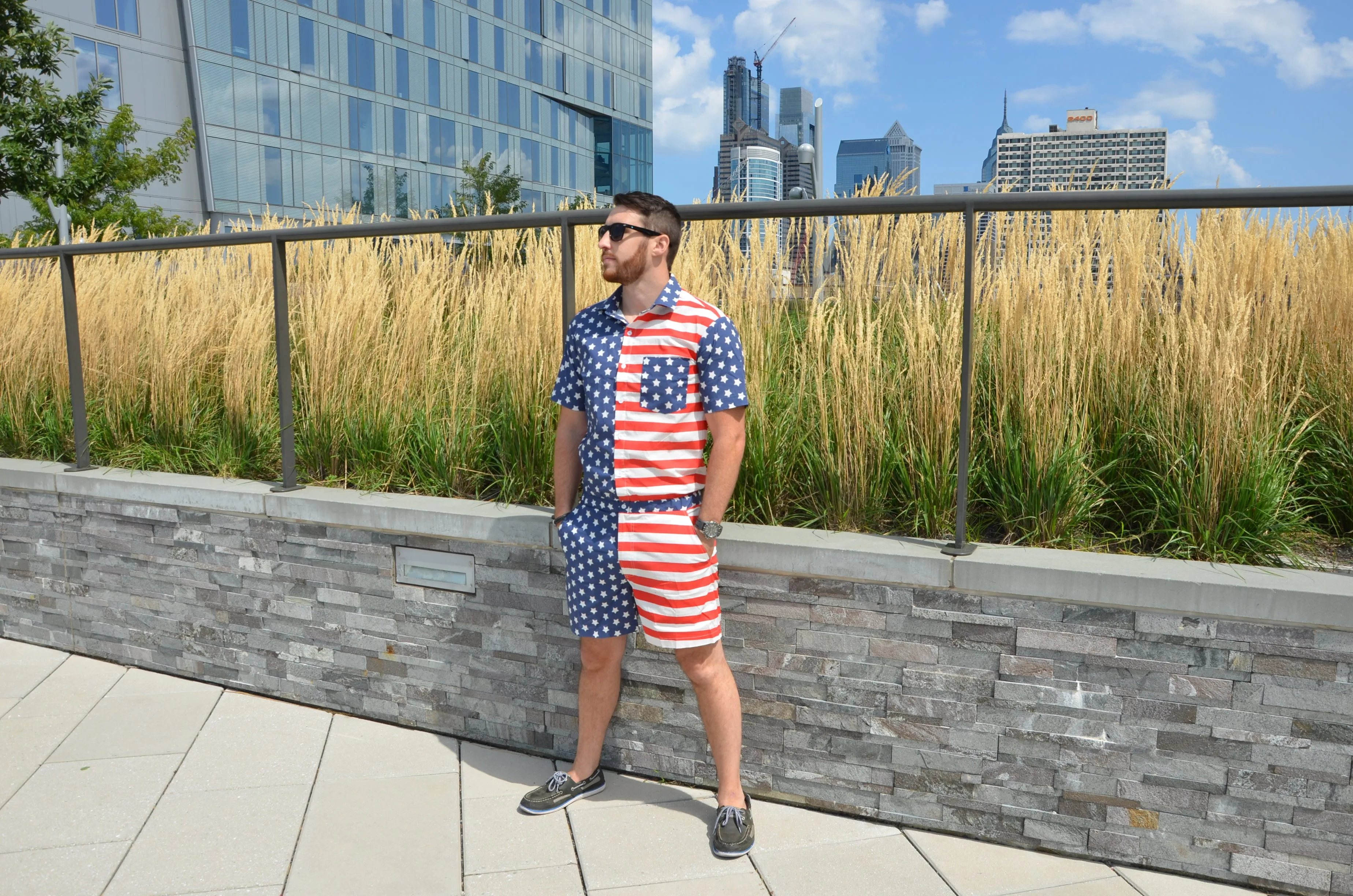Male Romper - America!