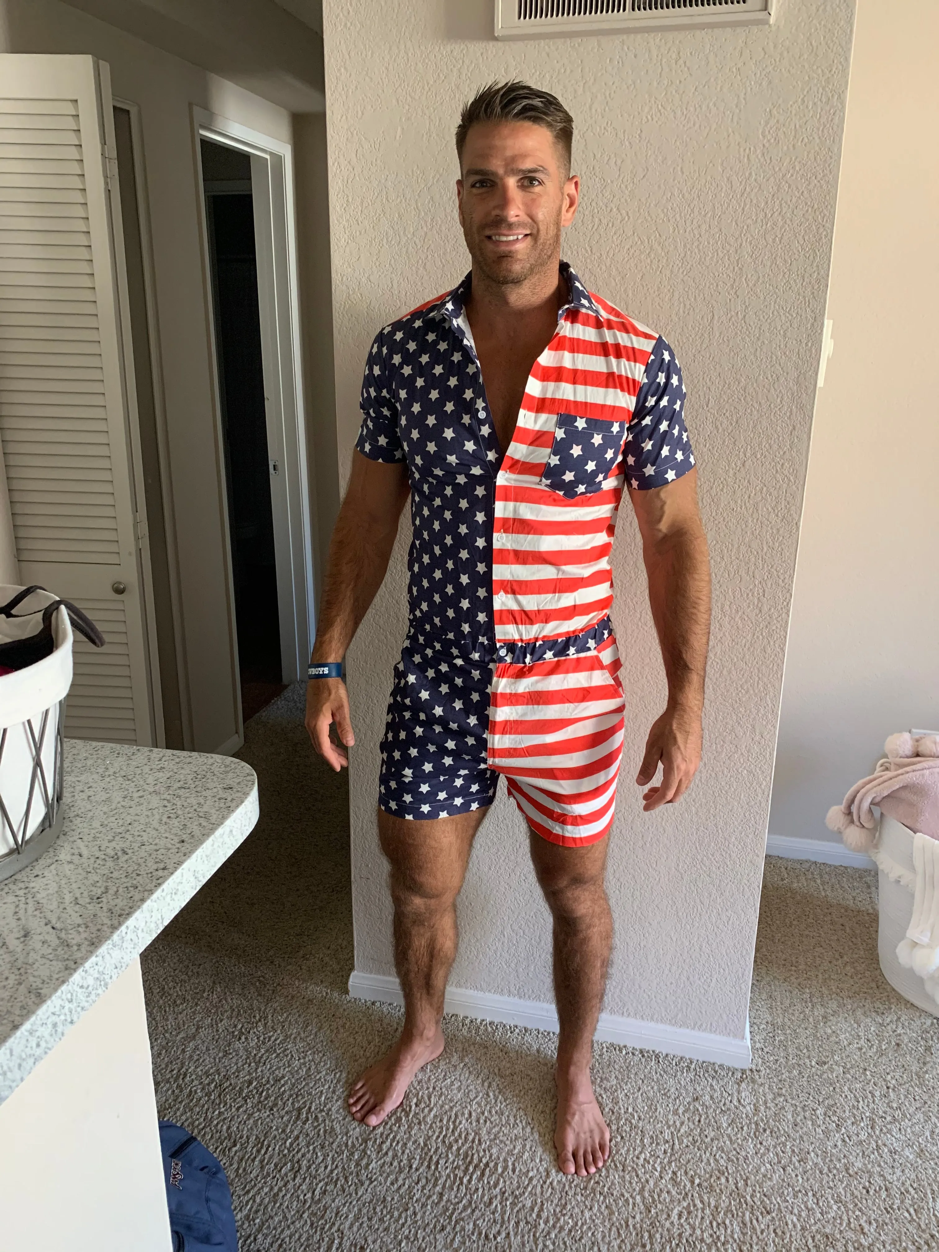 Male Romper - America!