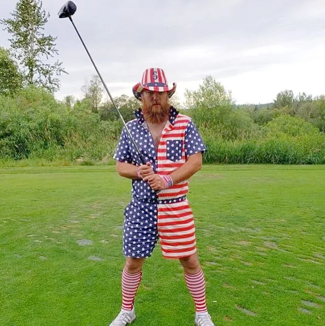Male Romper - America!