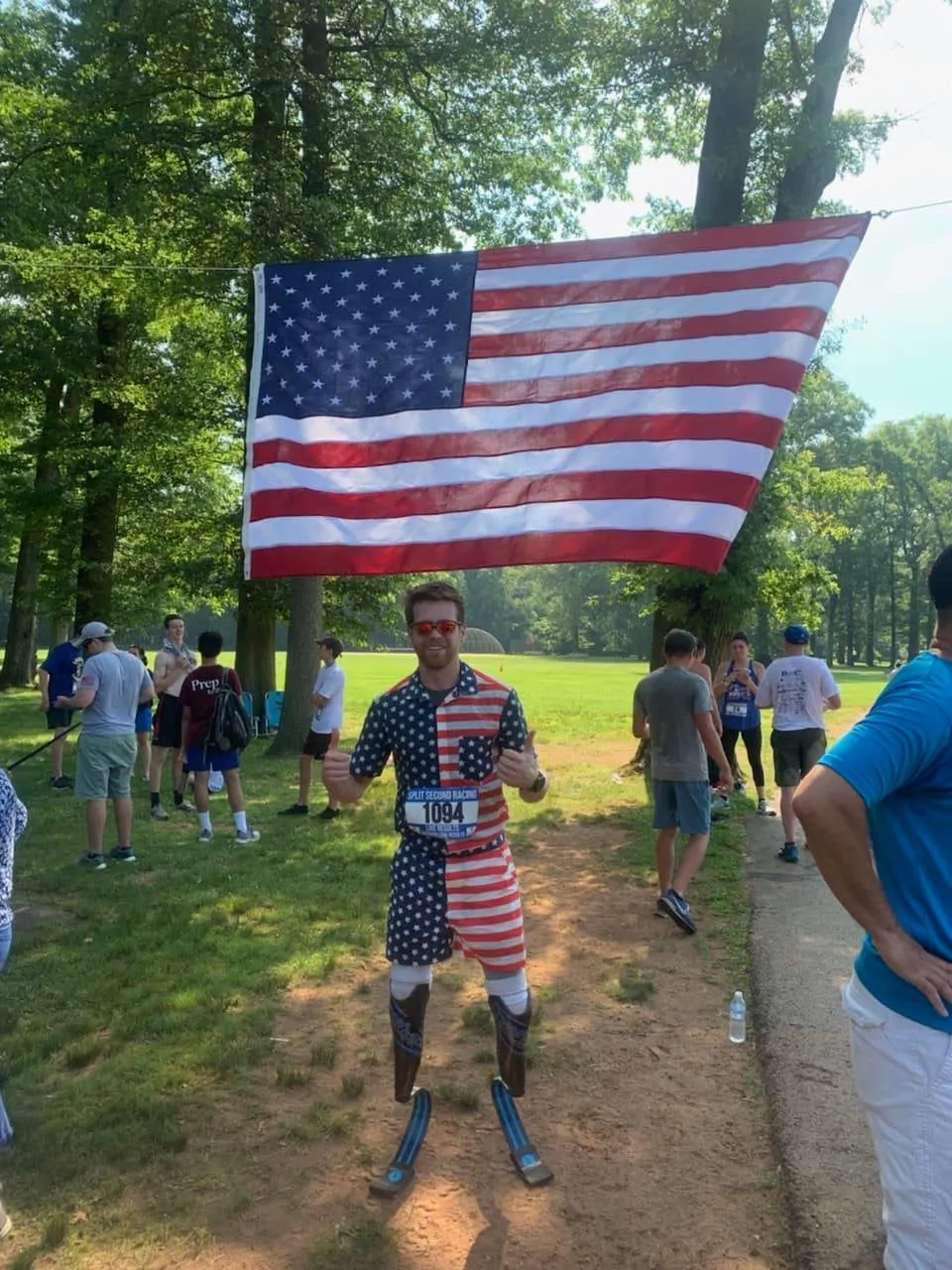 Male Romper - America!