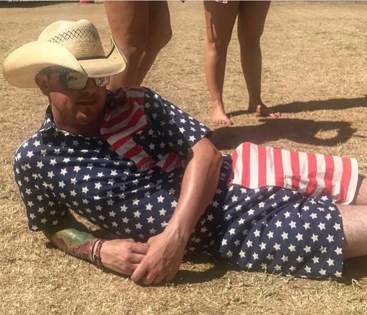 Male Romper - America!