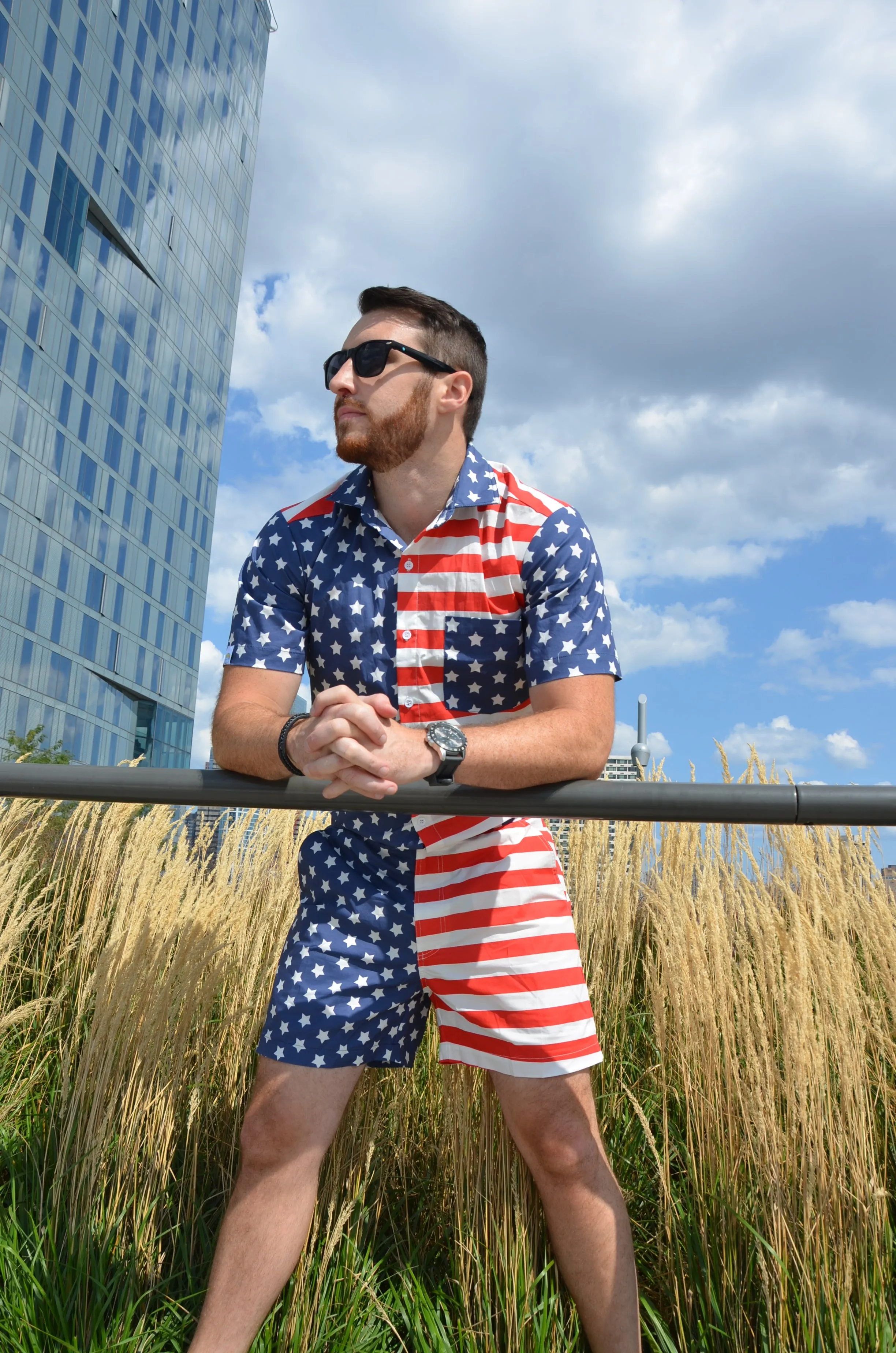 Male Romper - America!