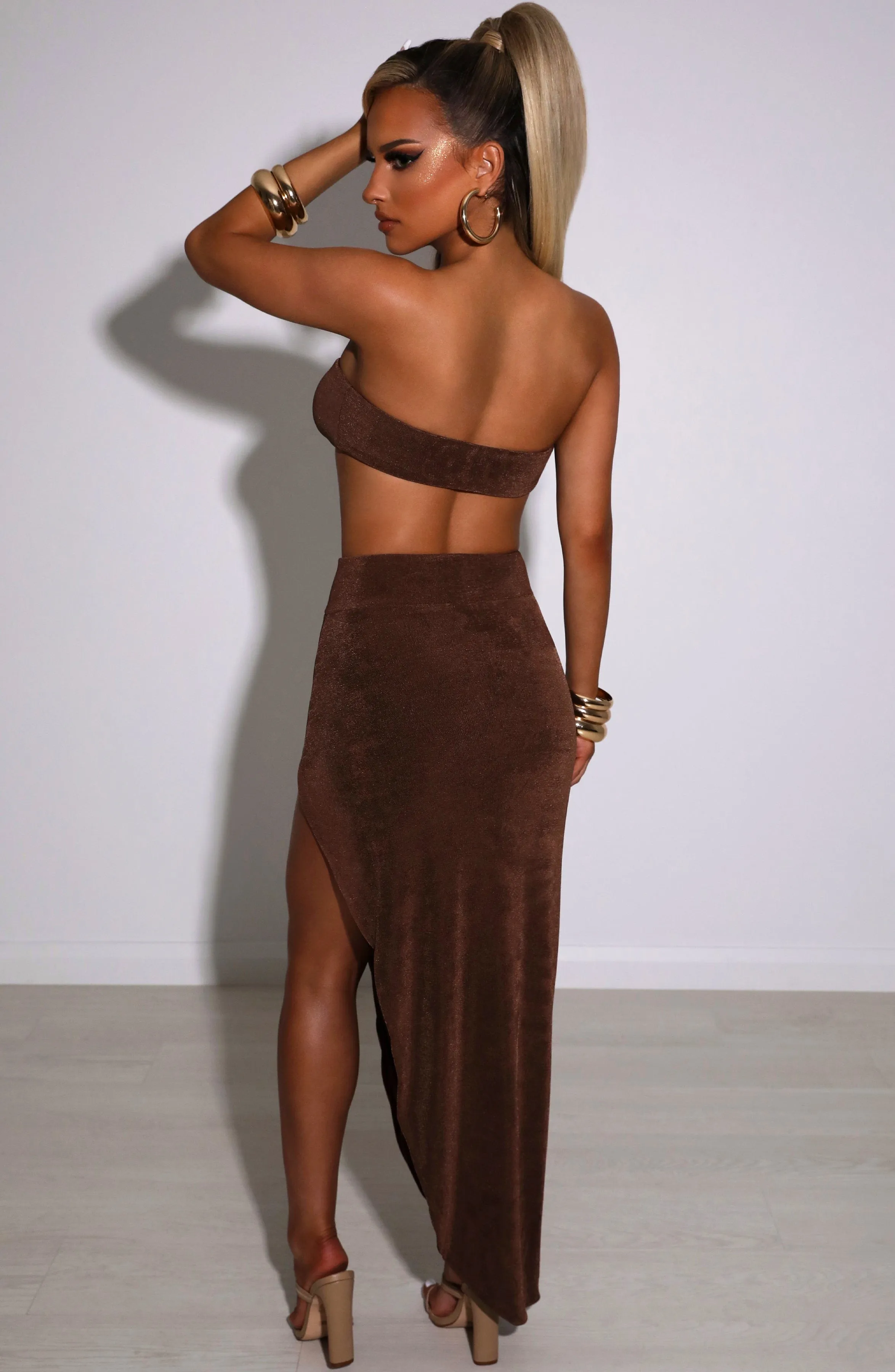 Malia Maxi Skirt - Chocolate