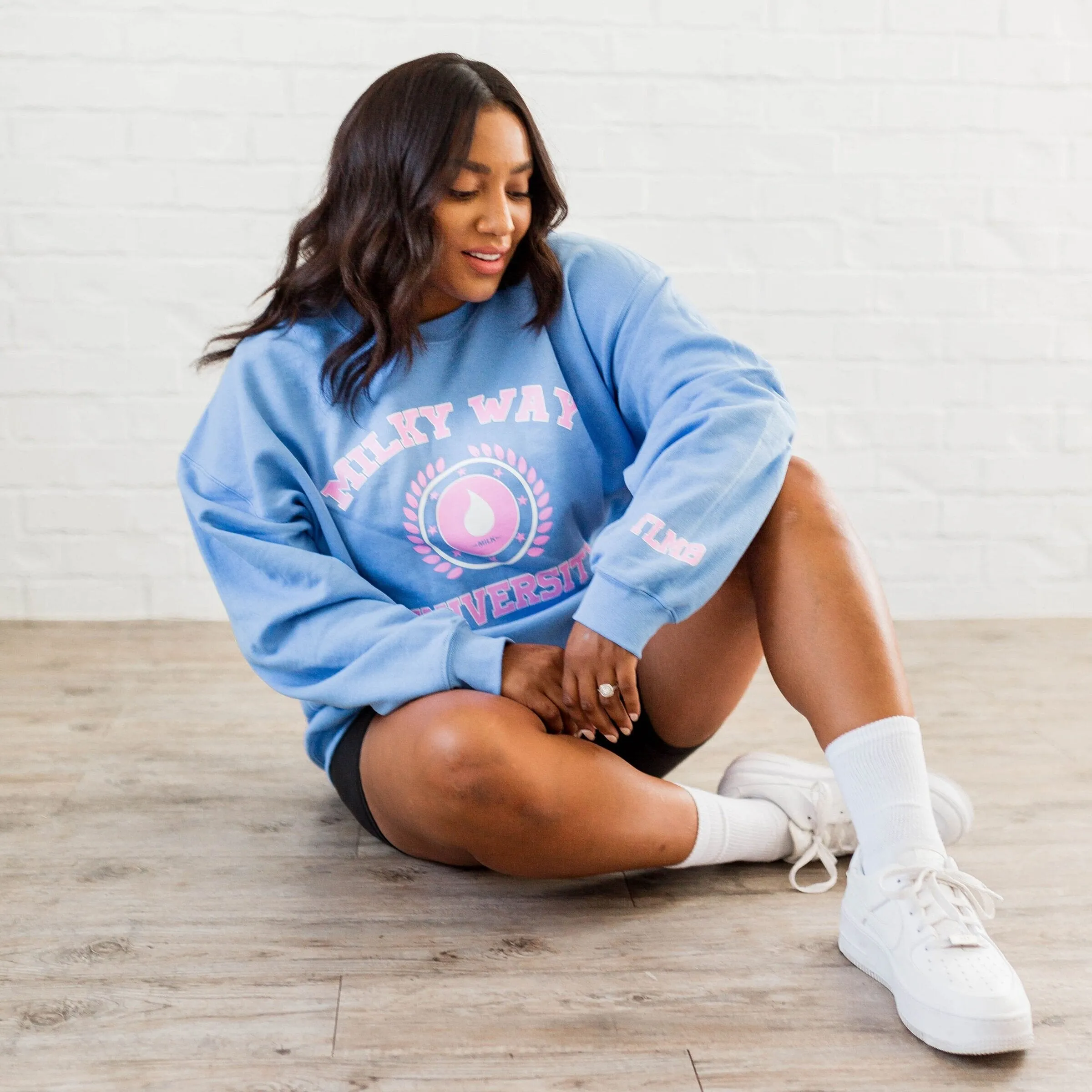 Milky Way University Oversized Pullover