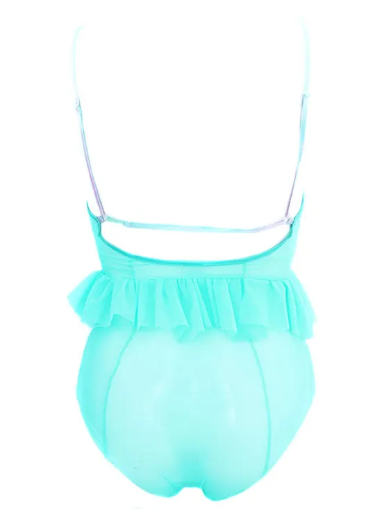 Mint Green Mesh Bodysuit