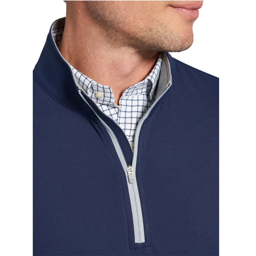 Miura Peter Millar Perth Stretch Loop Terry Quarter Zip Golf Pullover 2019