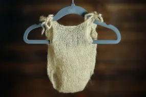 Mohair Bodysuit - Beige