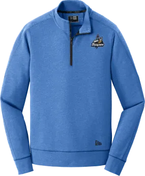 Mon Valley Thunder New Era Tri-Blend Fleece 1/4-Zip Pullover