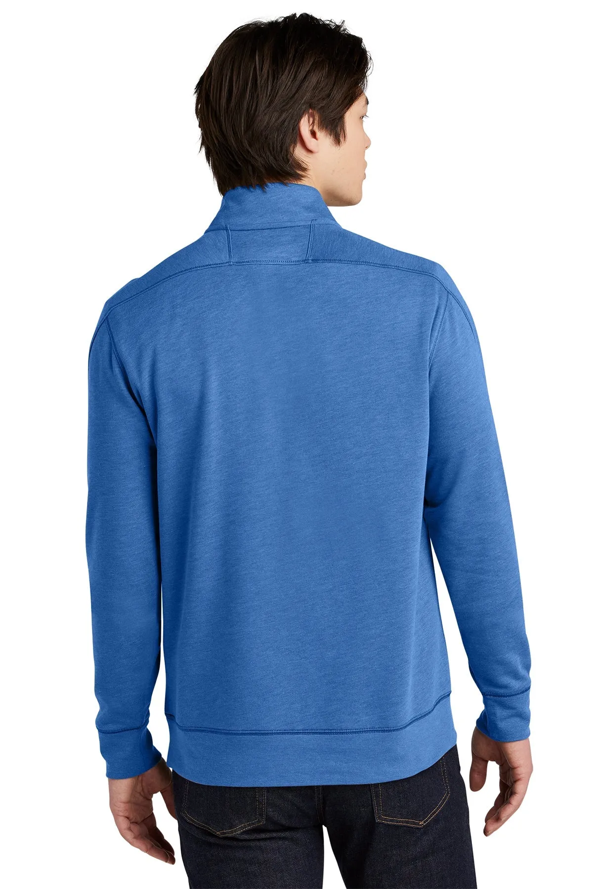 New Era Tri Blend Fleece Custom Quarter Zips, Royal Heather