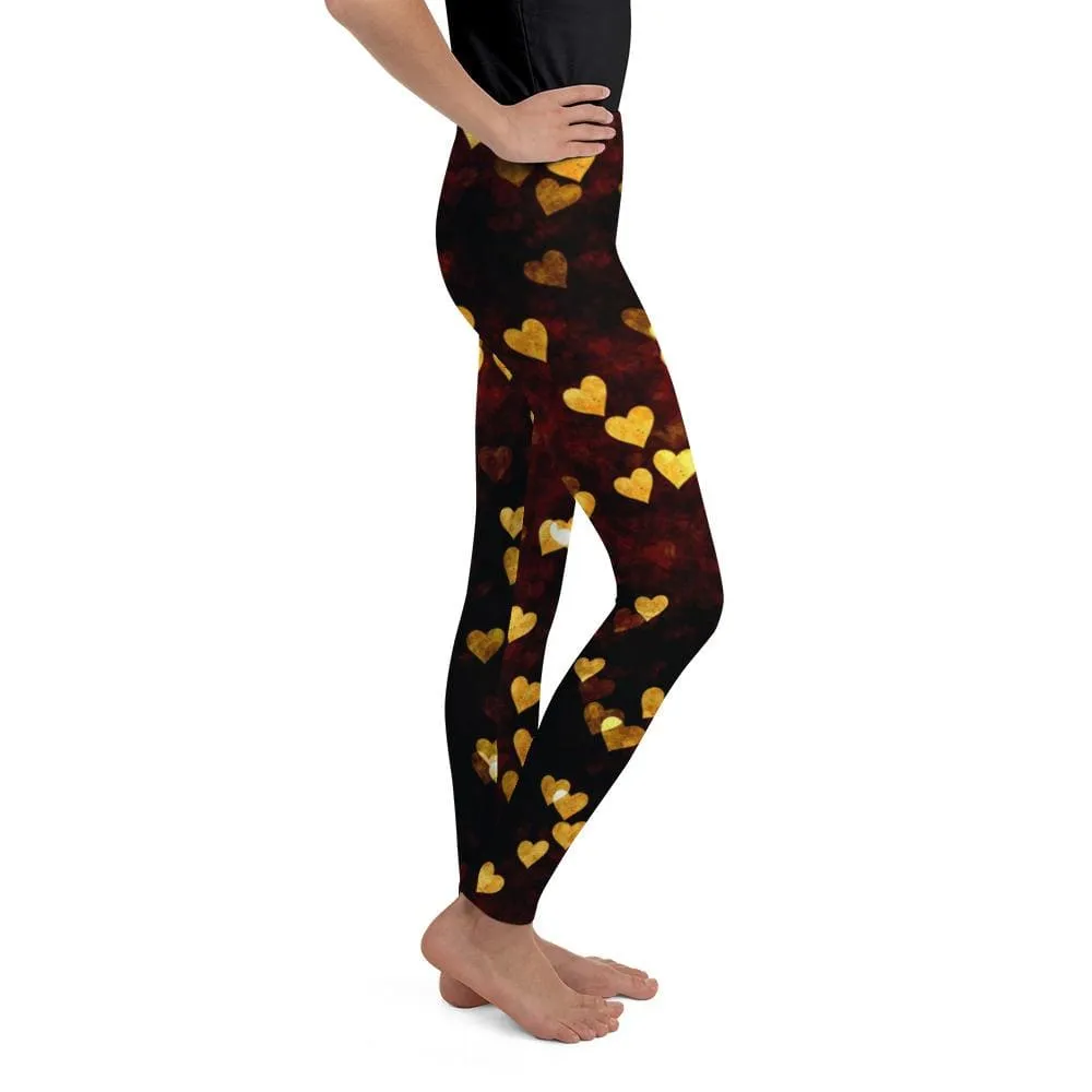 Night Hearts ~ Youth Leggings