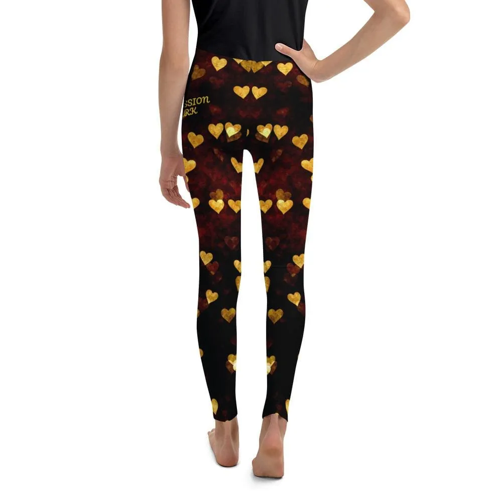 Night Hearts ~ Youth Leggings