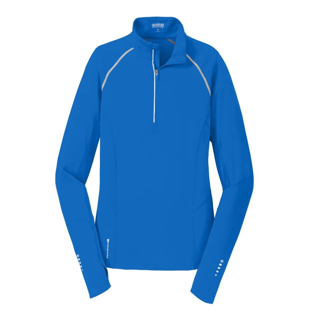 OGIO® Ladies Nexus 1/4-Zip Pullover - Electric Blue