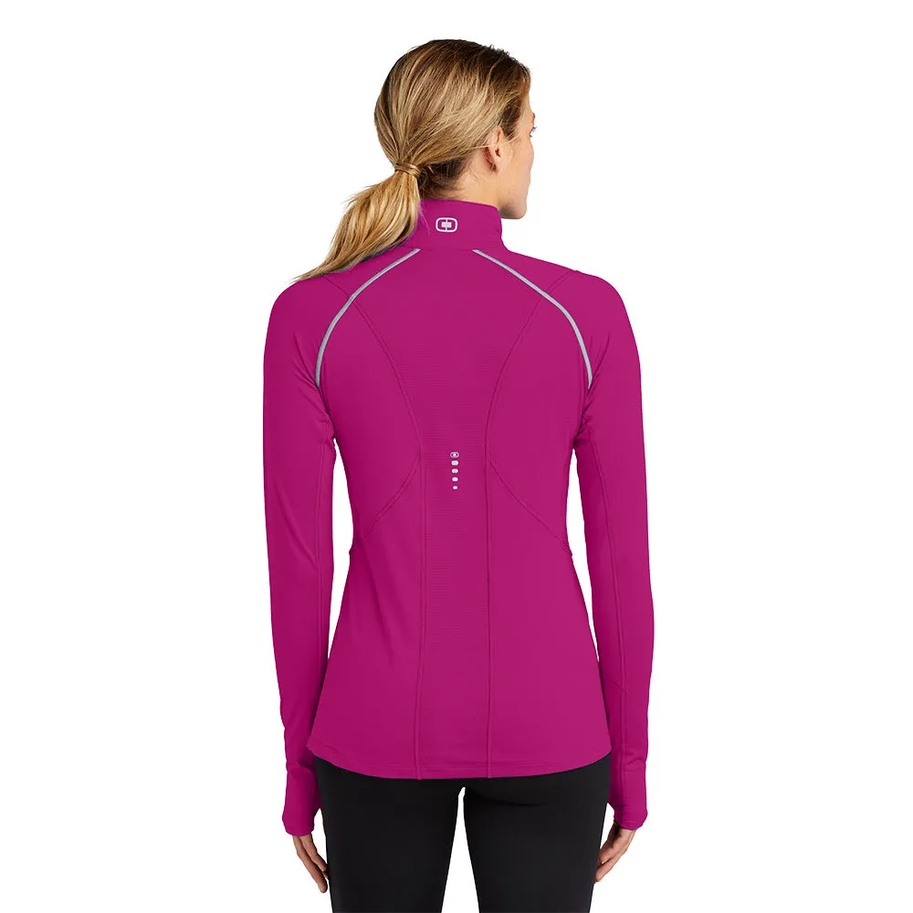 OGIO® Ladies Nexus 1/4-Zip Pullover - Flush Pink