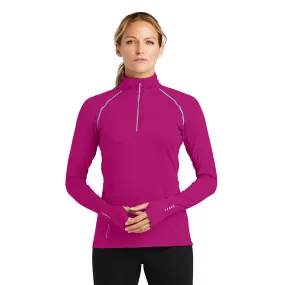 OGIO® Ladies Nexus 1/4-Zip Pullover - Flush Pink