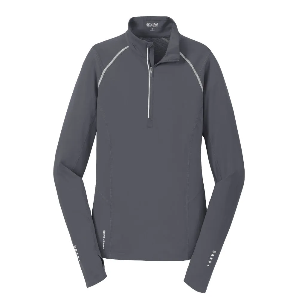 OGIO® Ladies Nexus 1/4-Zip Pullover - Gear Grey