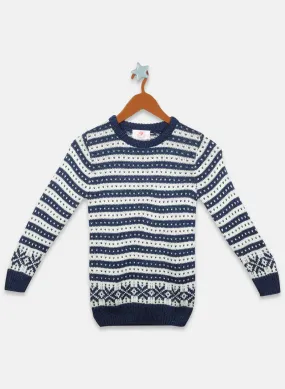 Oswal Blue Boys Pullover