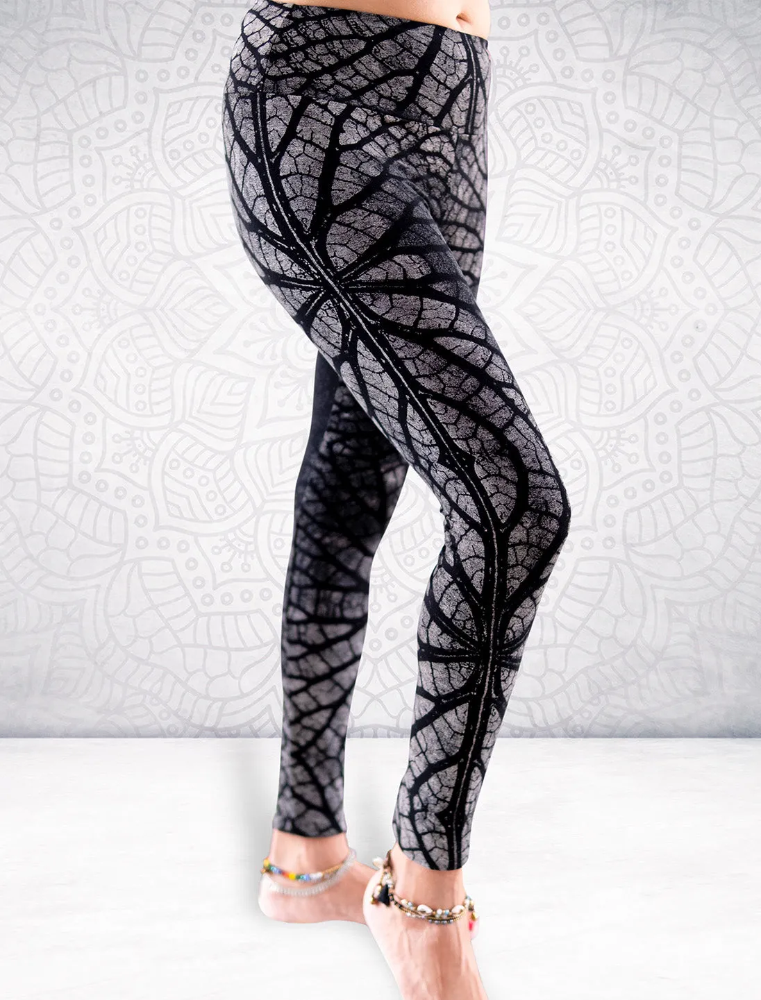 Pantaloni Leggings Siddhi donna modellanti - Radici nero