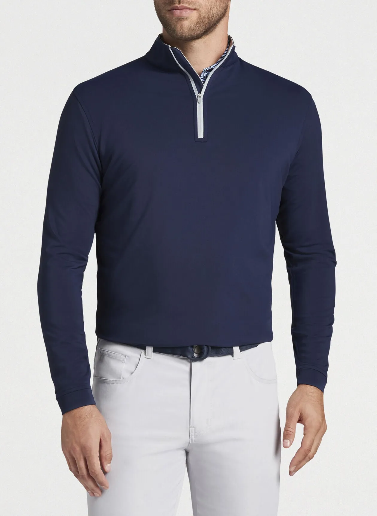 Peter Millar Perth Performance Quarter-Zip in Navy