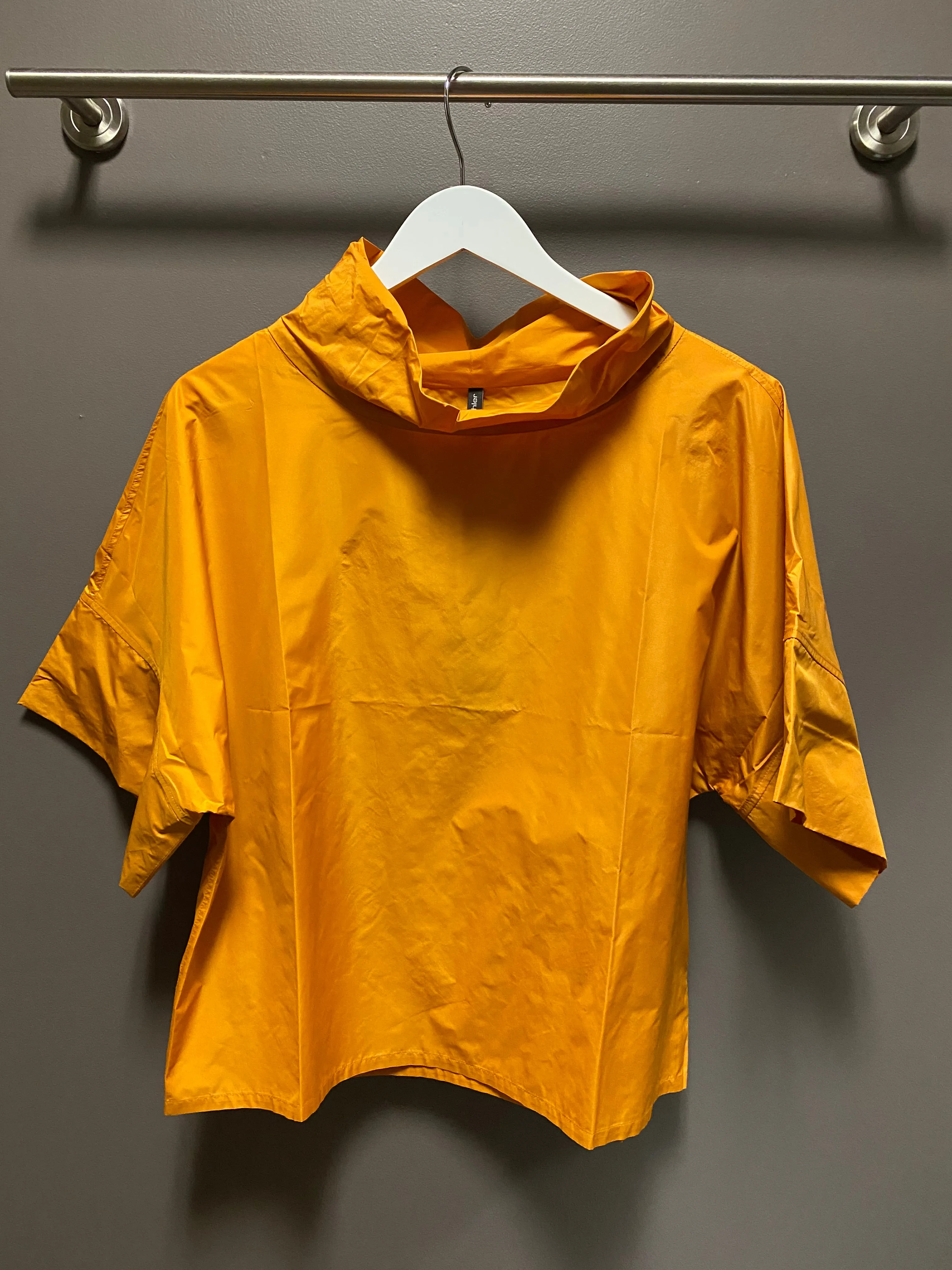 Peter O. Mahler Papertouch Crash Pullover Blouse Melon
