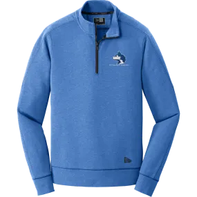 Pittsburgh Huskies New Era Tri-Blend Fleece 1/4-Zip Pullover