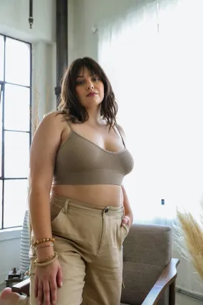 Plus Low Back Seamless Bralette