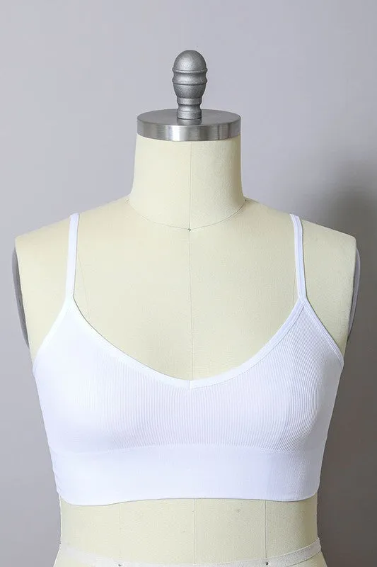 Plus Low Back Seamless Bralette
