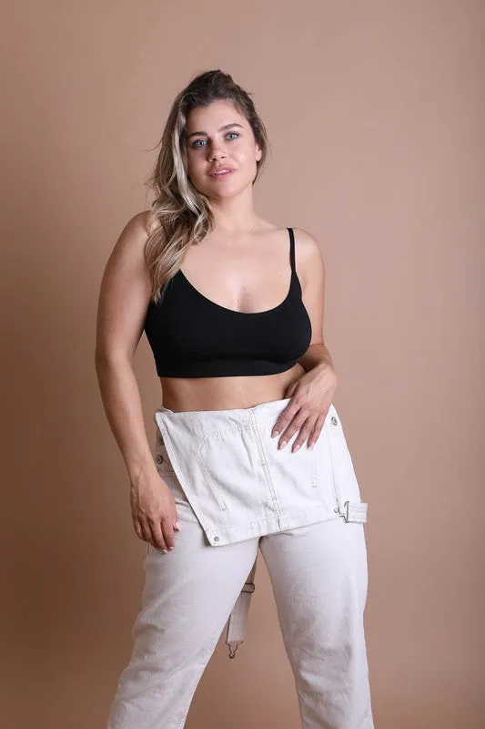 Plus Low Back Seamless Bralette