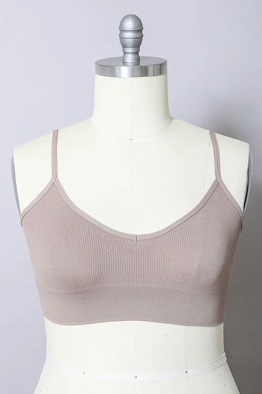 Plus Low Back Seamless Bralette