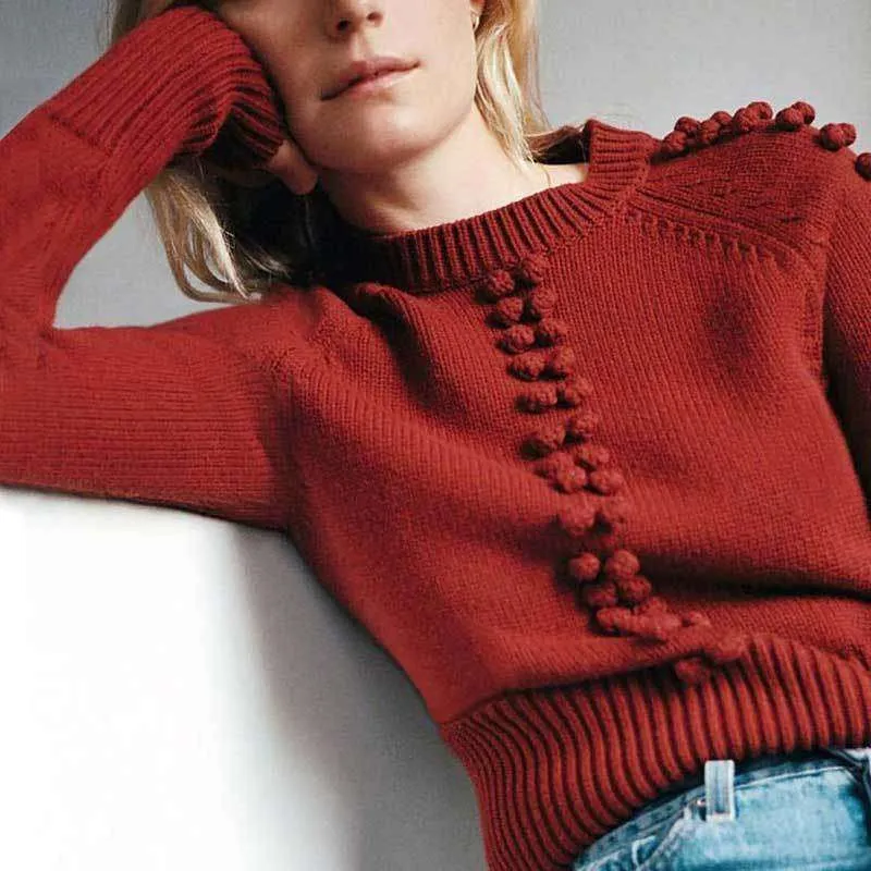 Pom Pom Winter Pullover