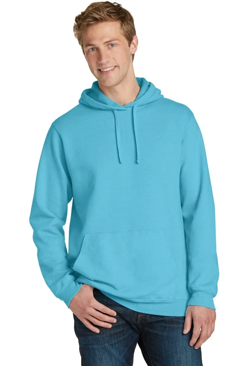 Port & Company ®  Beach Wash ™  Garment-Dyed Pullover Hooded Sweatshirt. PC098H