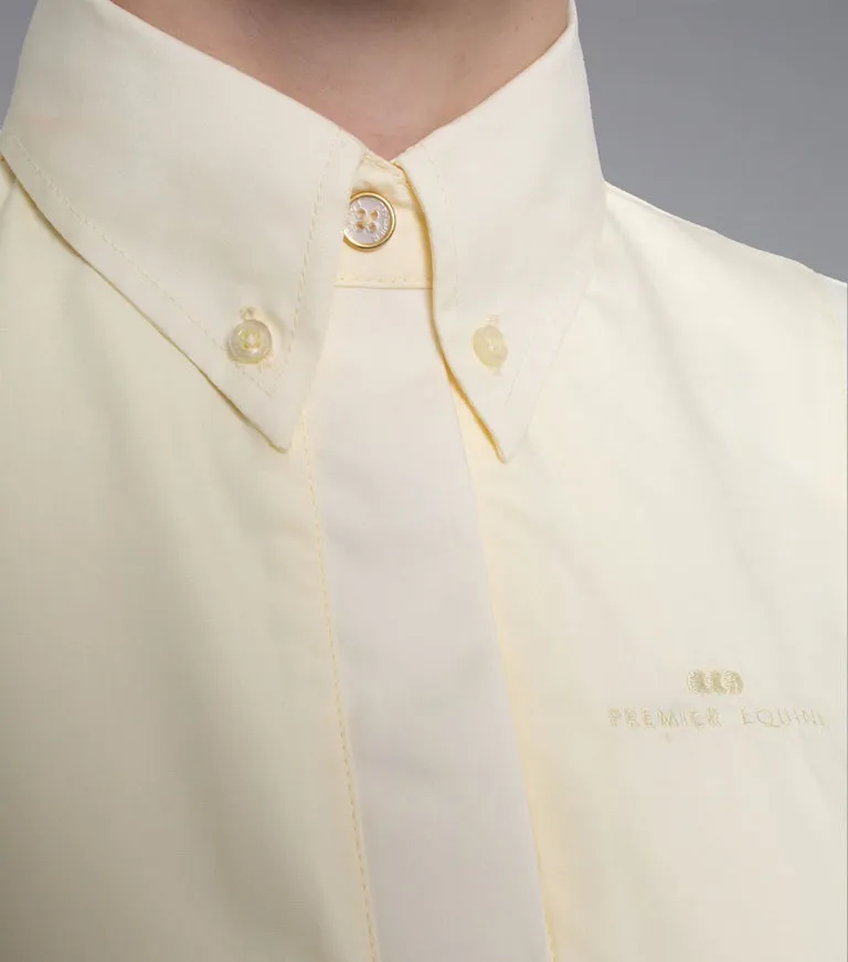 Premier Equine Luciana Ladies Short Sleeve Tie Shirt (cream or white)
