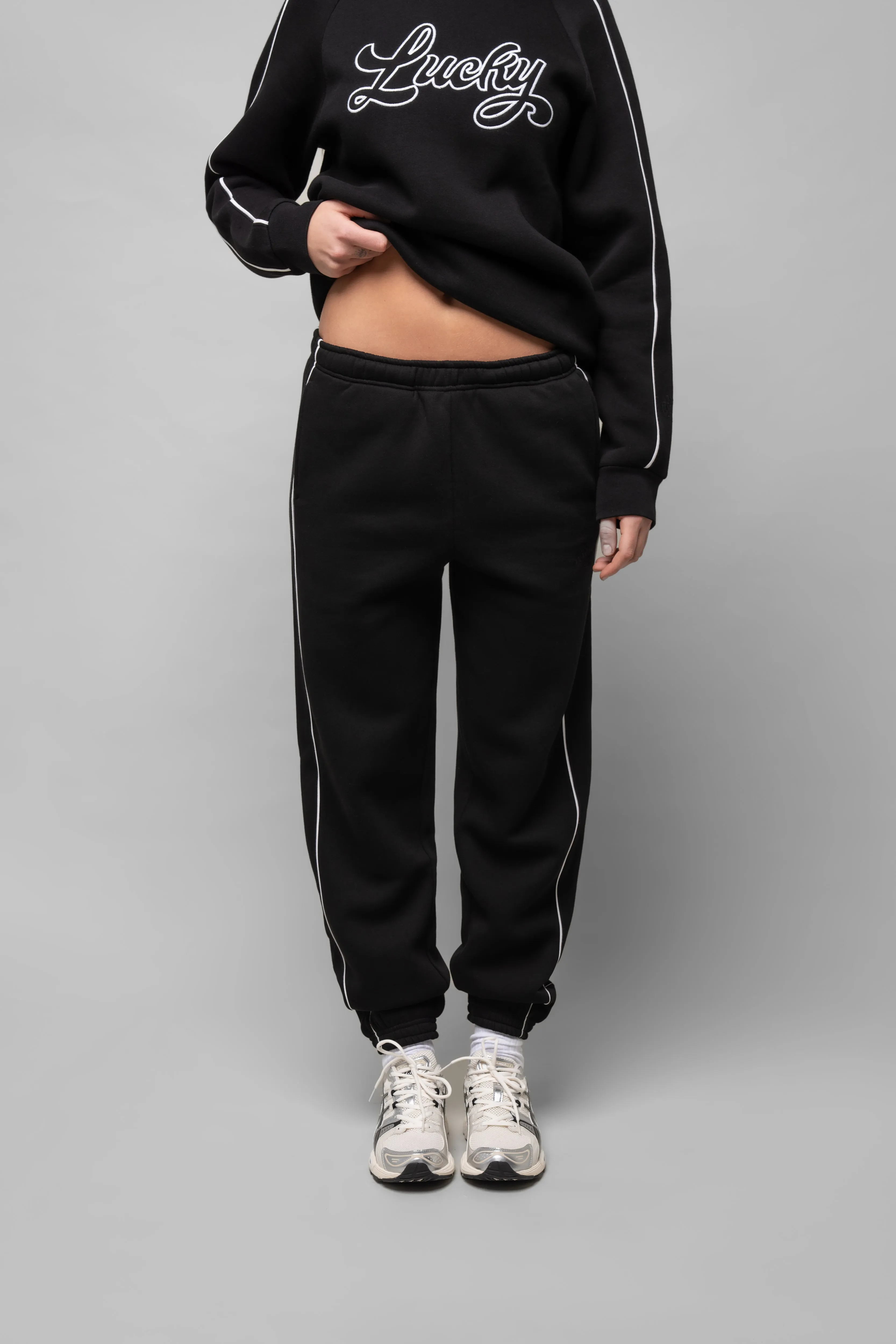 Premium Lucky Black Joggers