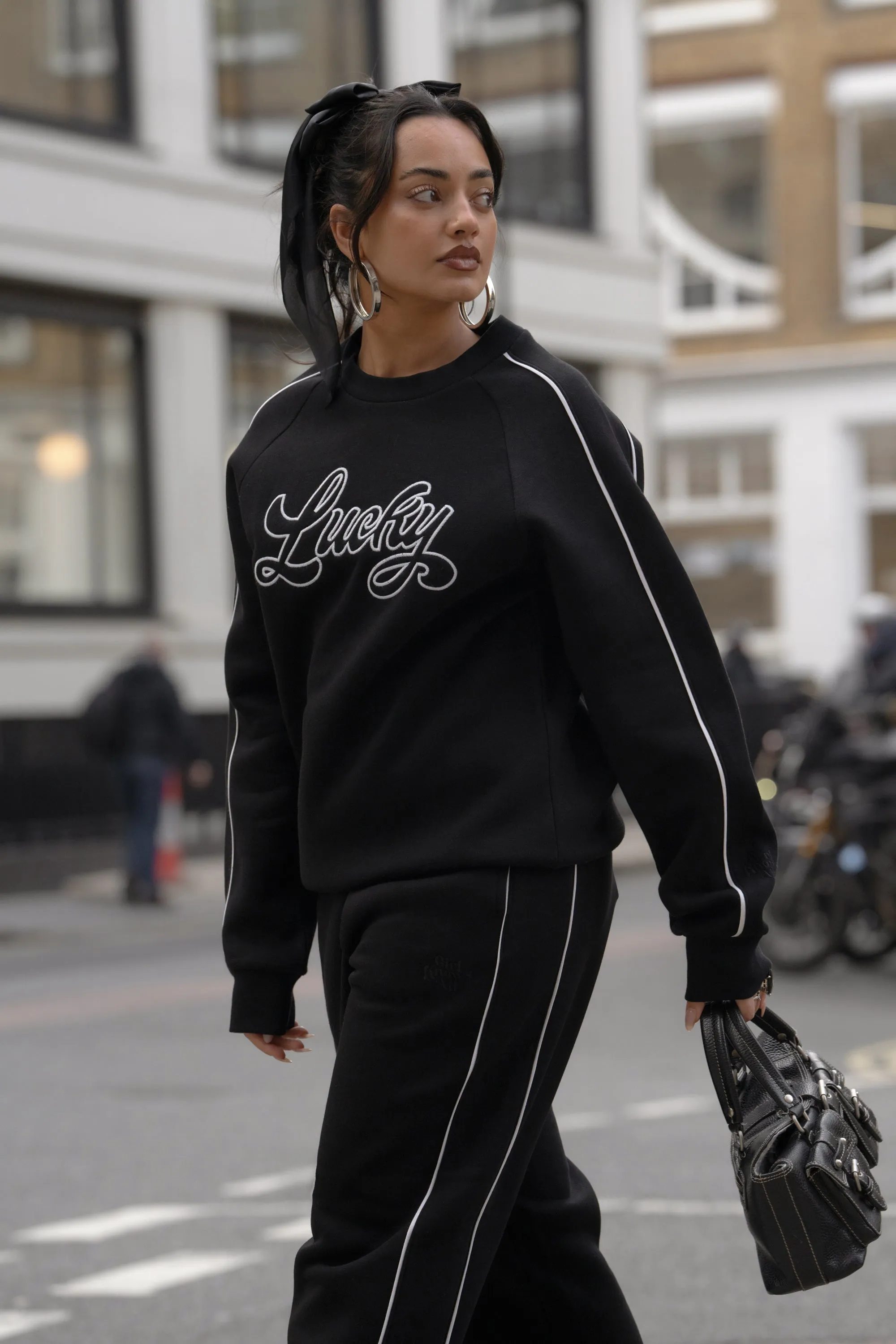 Premium Lucky Black Joggers