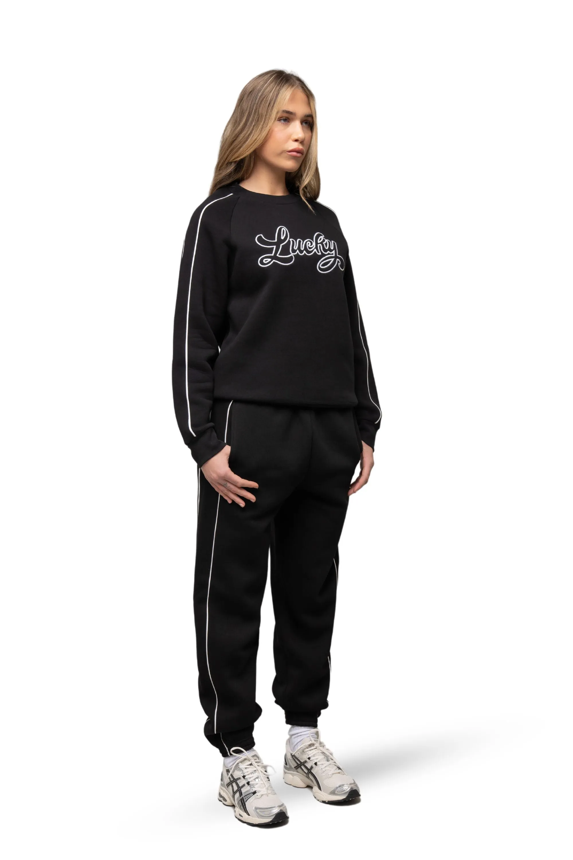 Premium Lucky Black Joggers