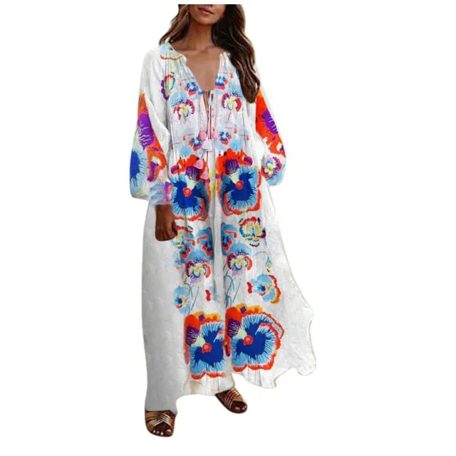 "Whitney" Boho Beach Dress