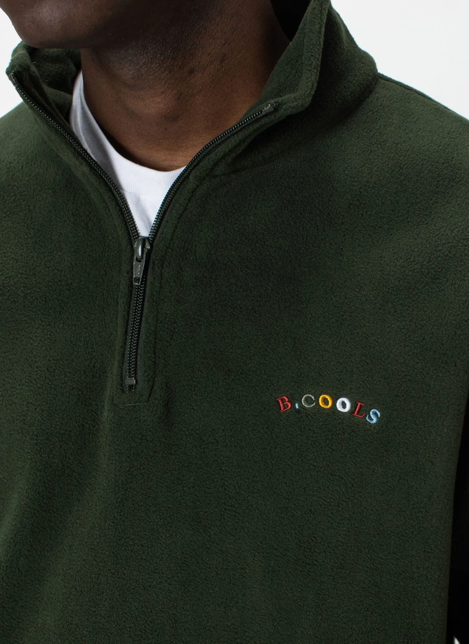 Retro Pullover Fleece Forest