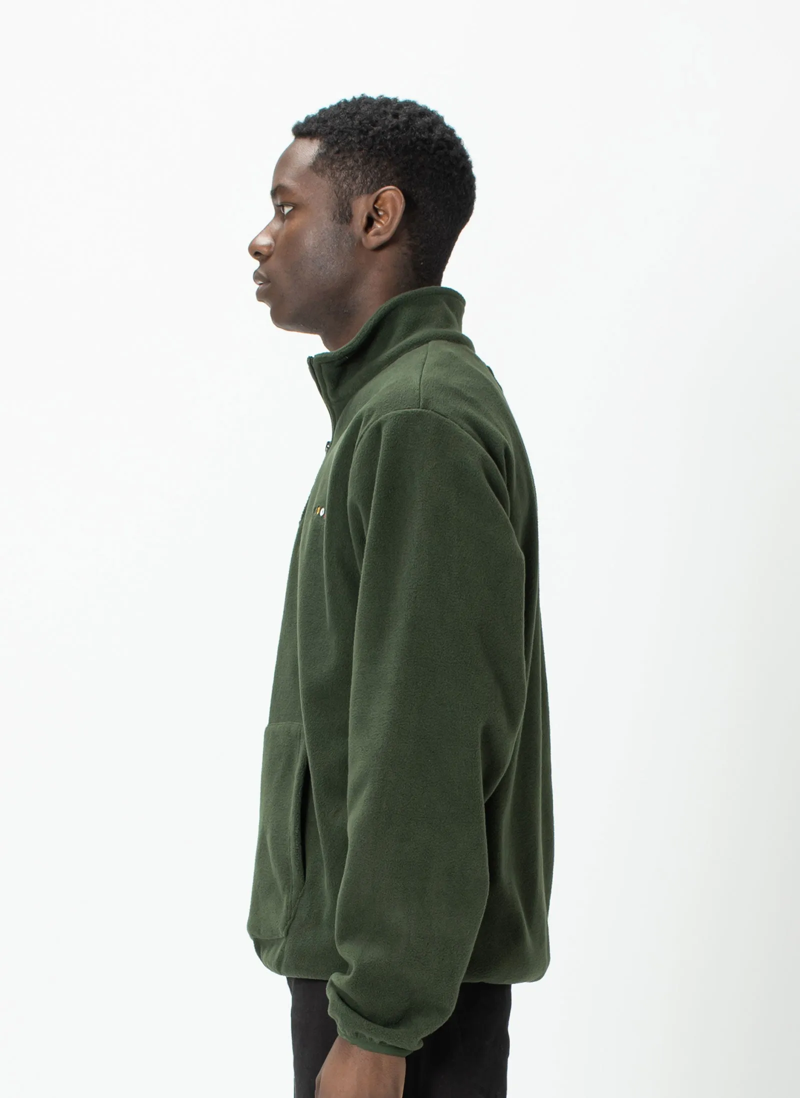 Retro Pullover Fleece Forest