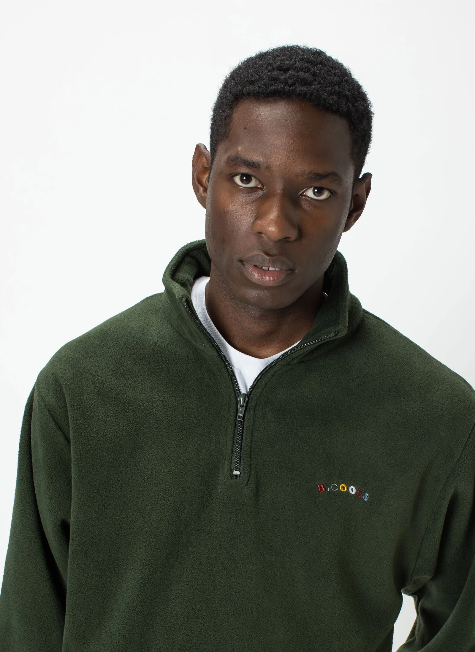 Retro Pullover Fleece Forest