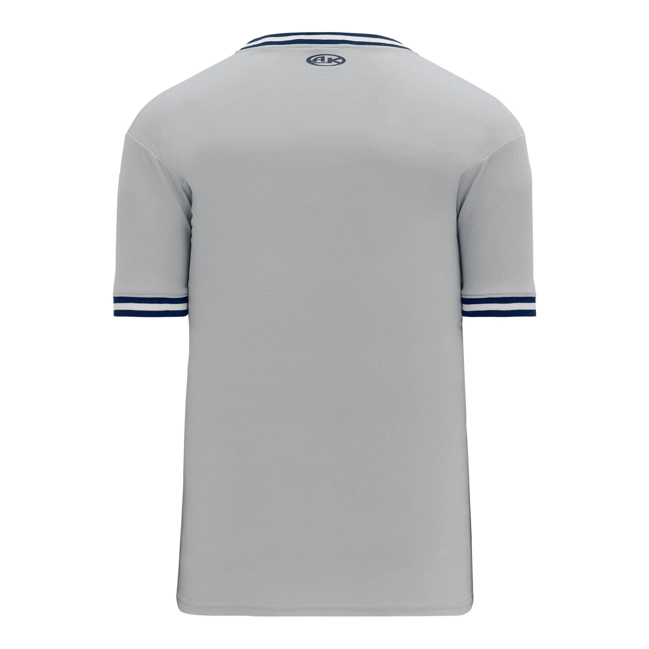 Retro V-Neck Dry Flex Pullover Grey-Navy Jersey