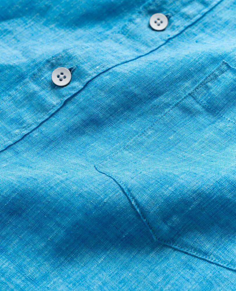 Rodd & Gunn - Coromandel Linen Sports Fit Shirt - Cobalt