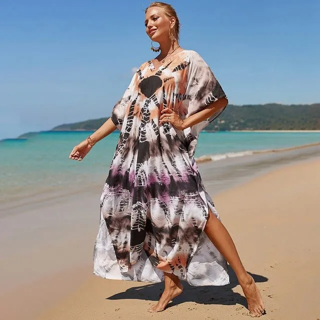 Saffron Tie Dye Dress