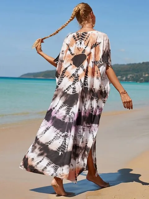 Saffron Tie Dye Dress